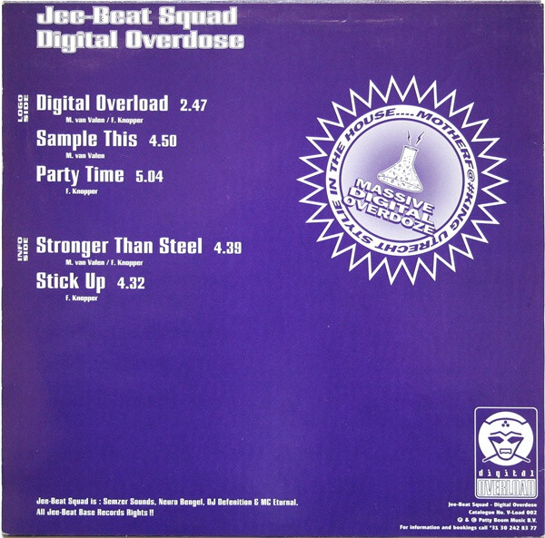 Digital Overdose back cover