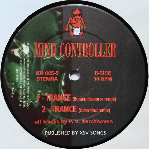 Trance back label