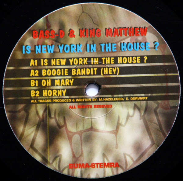 Is New York In The House ? front label