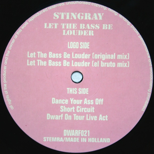 Let The Bass Be Louder back label