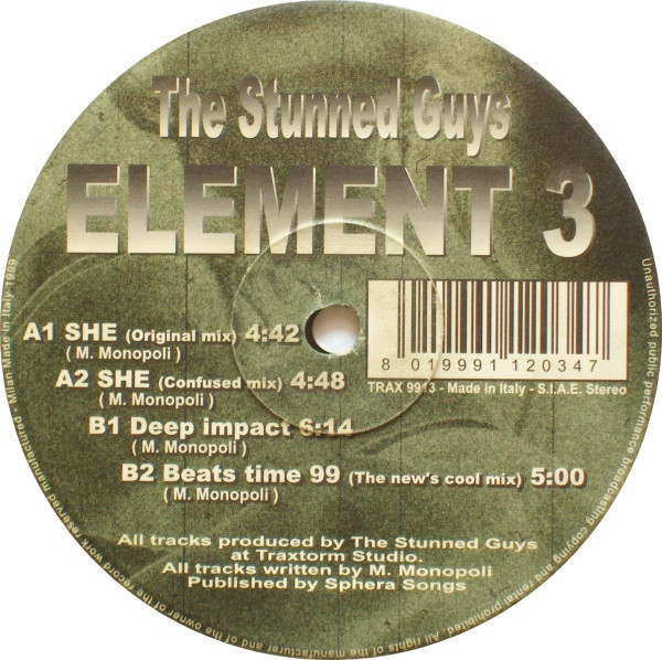Element 3 back label