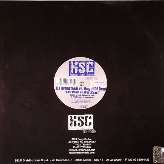 East Coast Vs. West Coast back cover