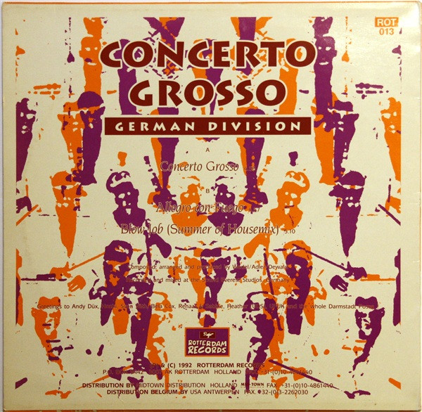 Concerto Grosso back cover