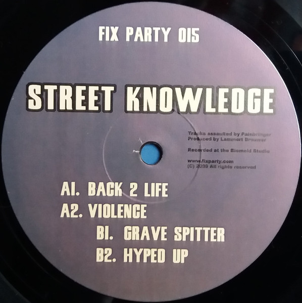 Street Knowledge back label