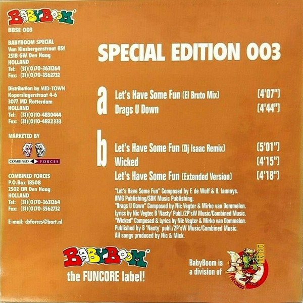 Special Edition 003 back cover