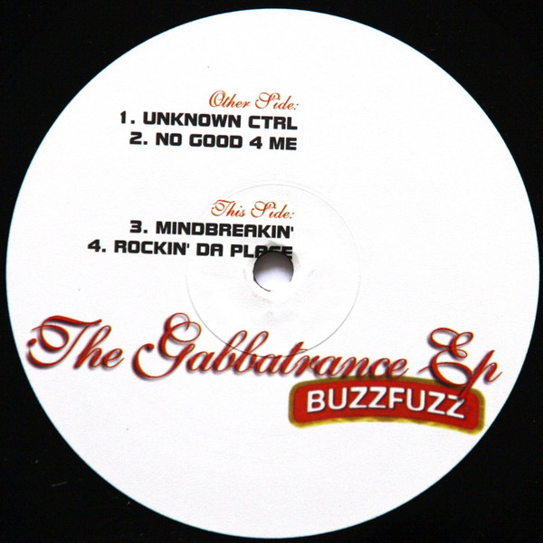 The Gabbatrance EP front label