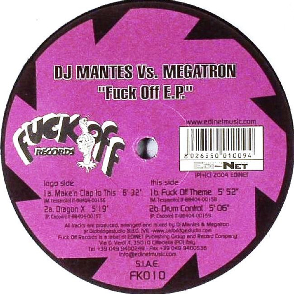 Fuck Off E.P. front label