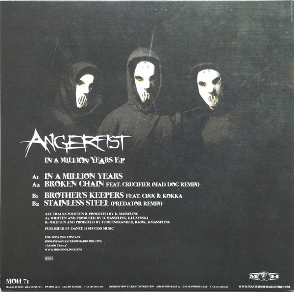 In A Million Years EP back cover