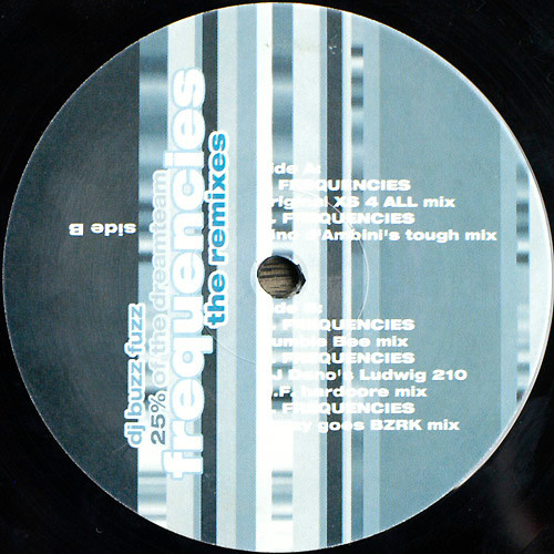 Frequencies (The Remixes) back label