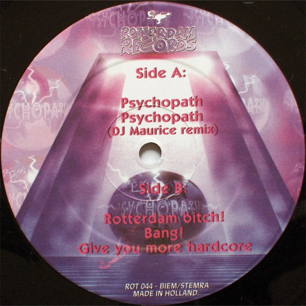 Psychopath back label