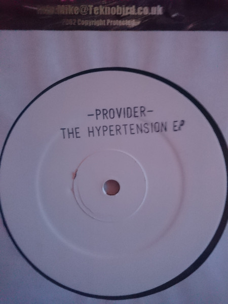 The Hypertension EP back cover