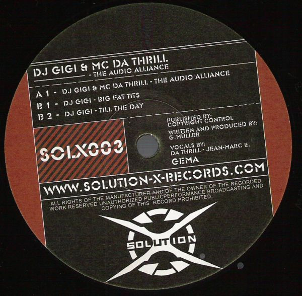 The Audio Alliance front label