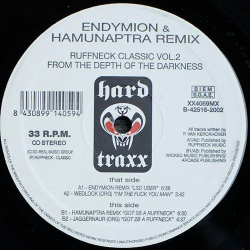 Ruffneck Classics Vol. 2 From The Deep Of The Darkness back label