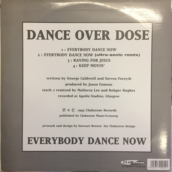 Everybody Dance Now back cover