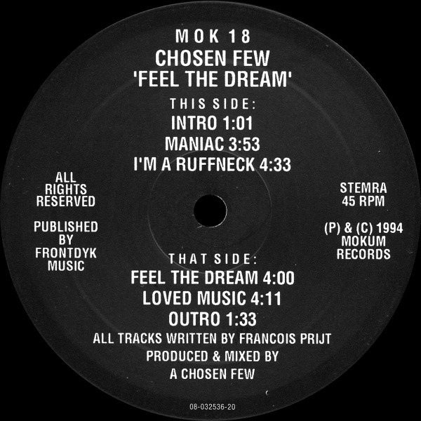 Feel The Dream front cover