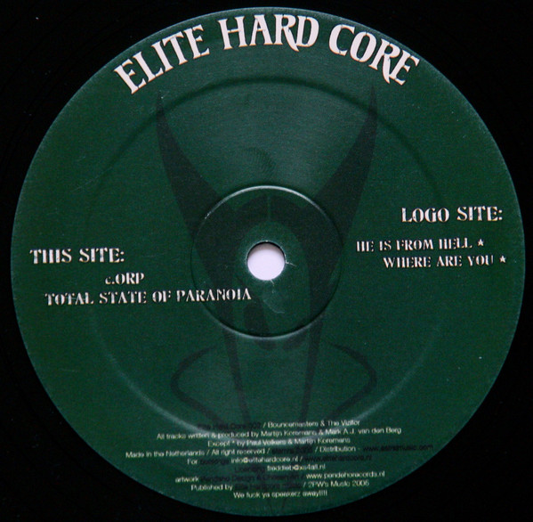 He Is From Hell front label