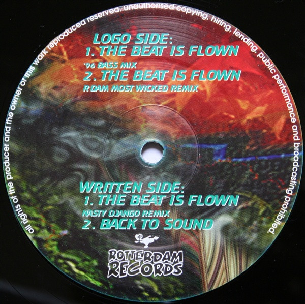The Beat Is Flown (Remixes) front label