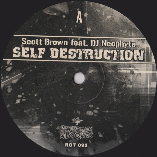 Self Destruction front label