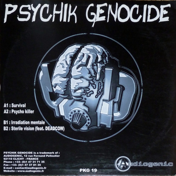 A Prayer For Survival EP back cover