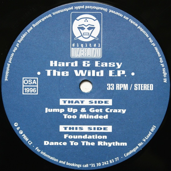 The Wild E.P. front label
