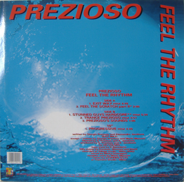 Feel The Rhythm (Remix) back cover