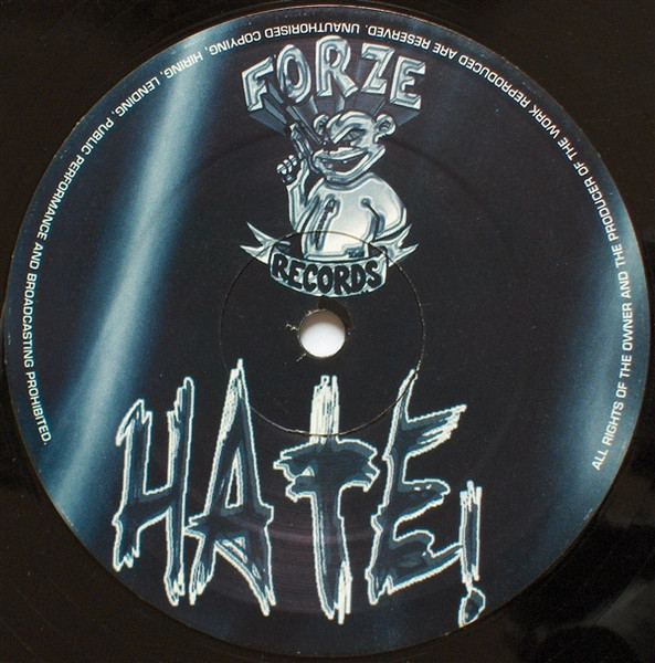 Hate! back label