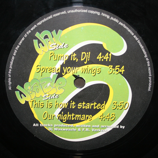 Pump It, DJ! front label