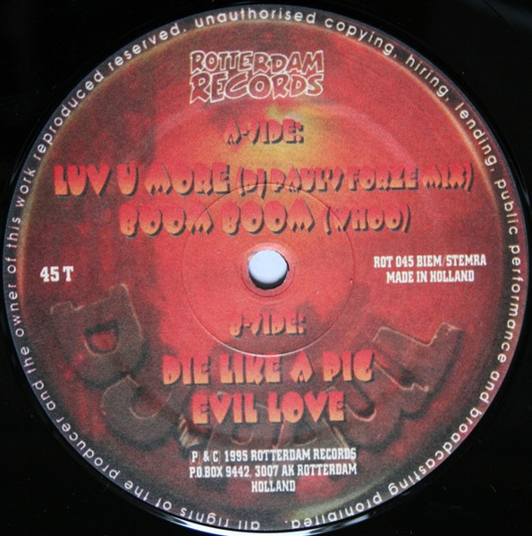 Luv U More front label