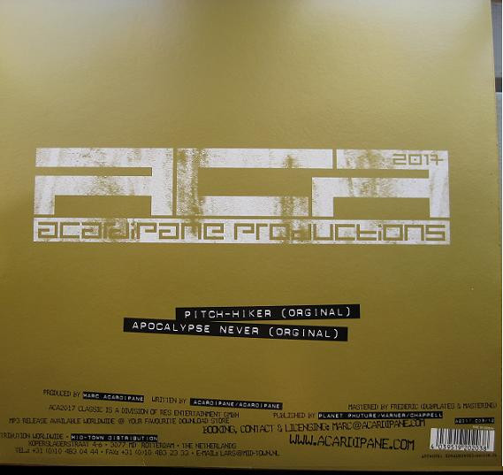 Classic Hardcore Vol. 3 back cover