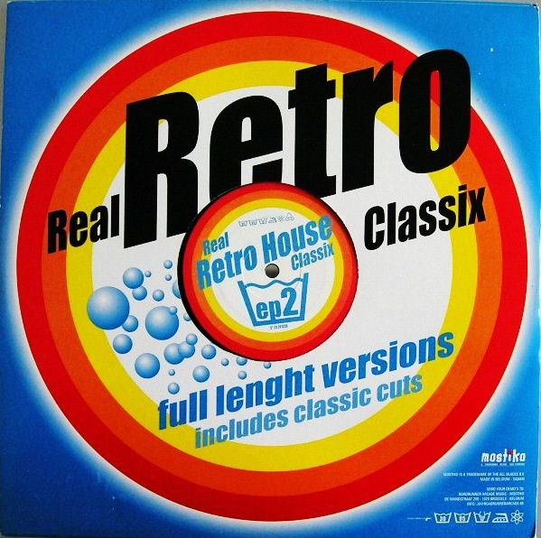 Real Retro House Classix EP 2 back label