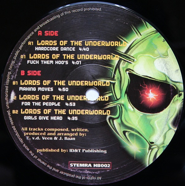 Hardcore Dance EP back cover