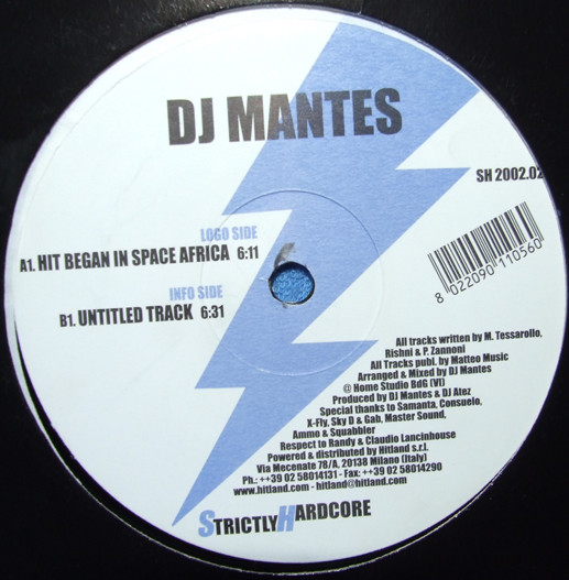 Hit Began In Space Africa back cover