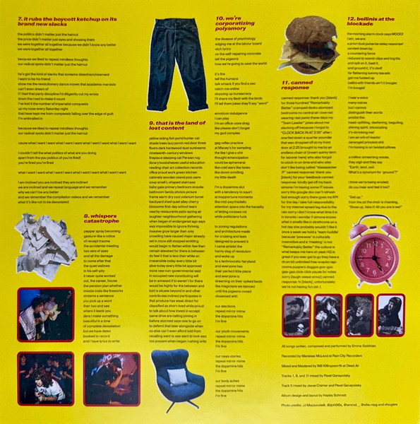 All You Are Is We back label