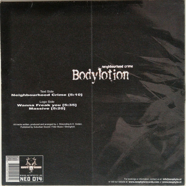 Neighbourhood Crime back cover