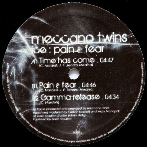 Ice: Pain & Fear front label