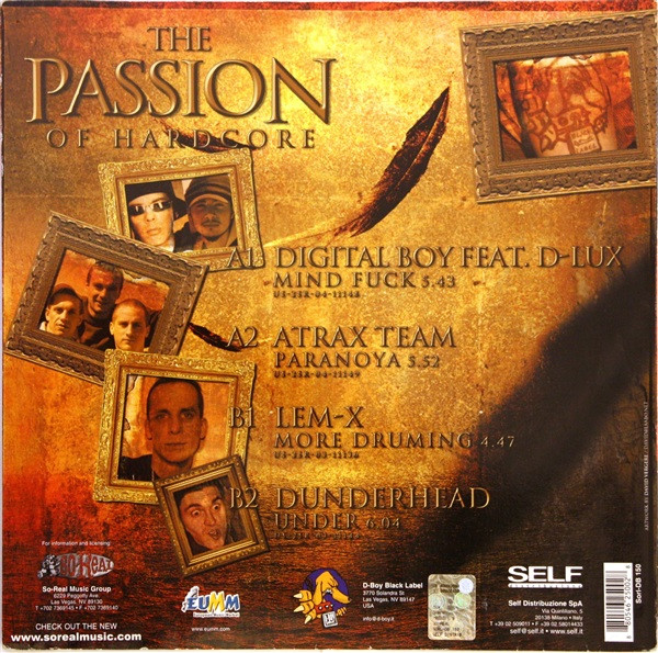 D-Boy Project 9: The Passion Of Hardcore back cover