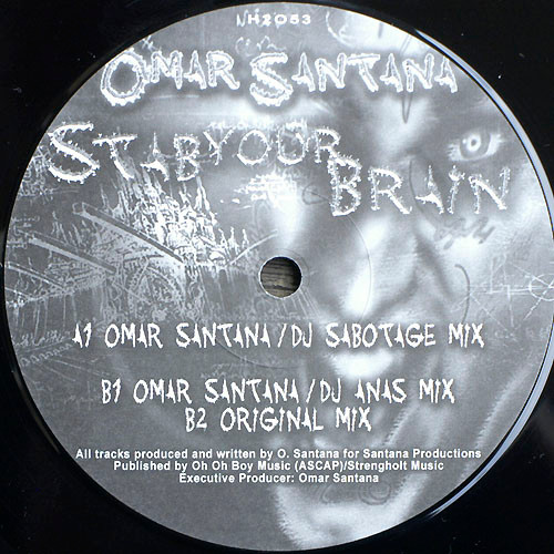 Stab Your Brain back label