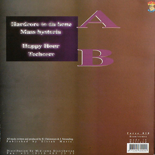 Hardcore To Da Bone back cover