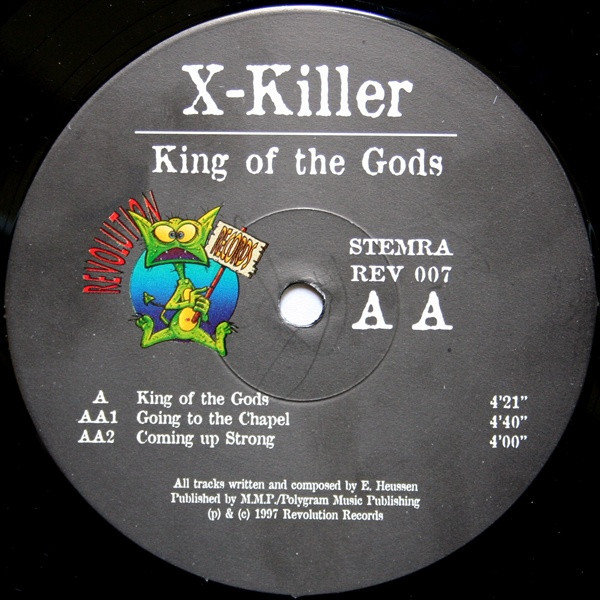 King Of The Gods front label