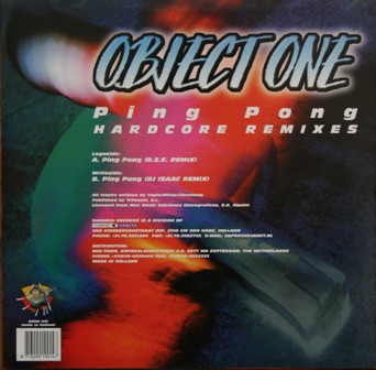 Ping Pong (Hardcore Remixes) back cover