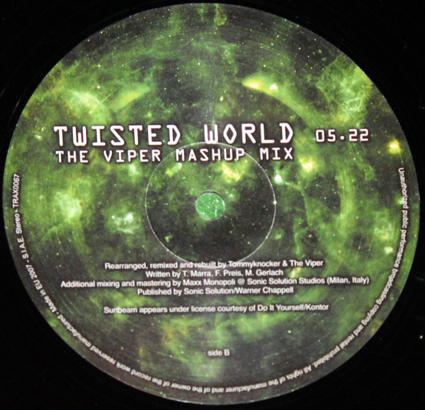 Twisted World (The Viper Mashup Mix) front label