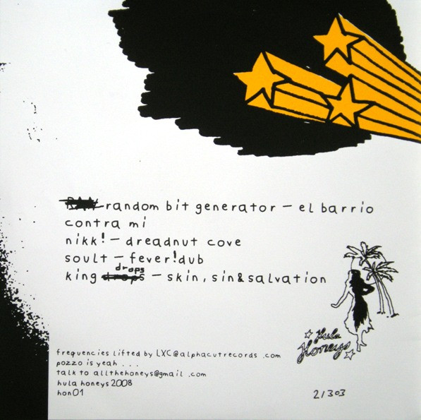 Dark Blonde Died Black EP back cover