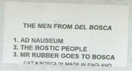 The 'Boscaland Experience' front label