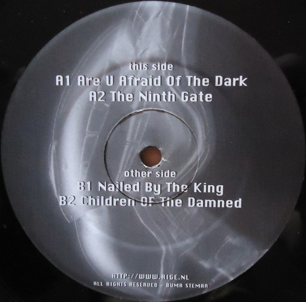 Are U Afraid Of The Dark front label