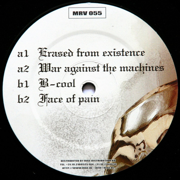 Erased From Existence front label