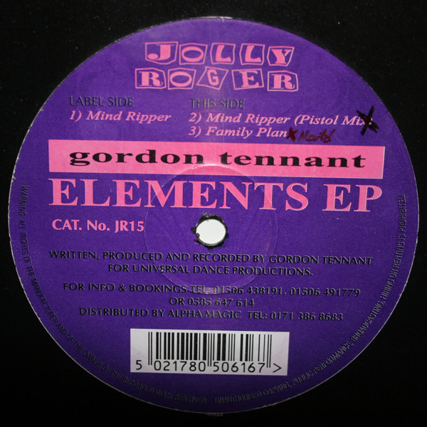 Elements EP front label