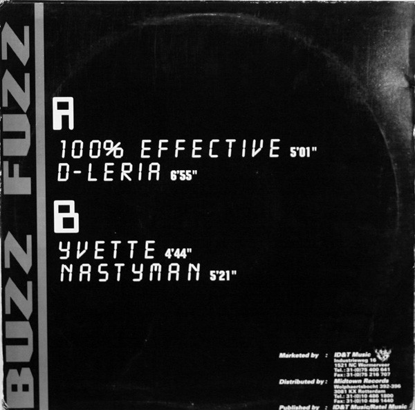 Thunderdome 4 EP back cover