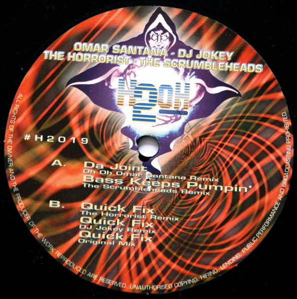 The Remixes front label