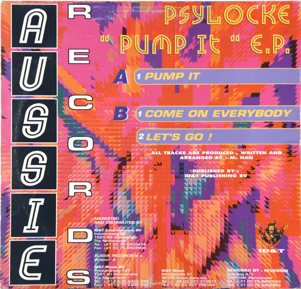 Pump It E.P. back cover