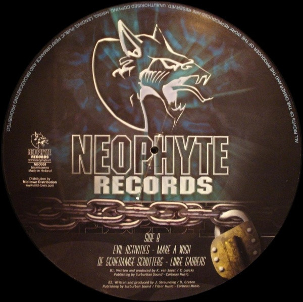 Neophyte Records Sampler Vol. 1 back cover